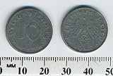 1943-A German Third Reich 10 Reichspfennig Nazi Coin