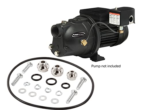 Red Lion 305586002 Hardware Repair Kit For PumpWorks PWJET50 1/2 HP Shallow Well Jet Pump, Steel/Black