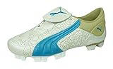 GELD ZURUCK GARANTIE Puma v-Konstrukt II GCi FG Women, White/Vivid Blue/Team Gold, Gr. 40(UK6,5)