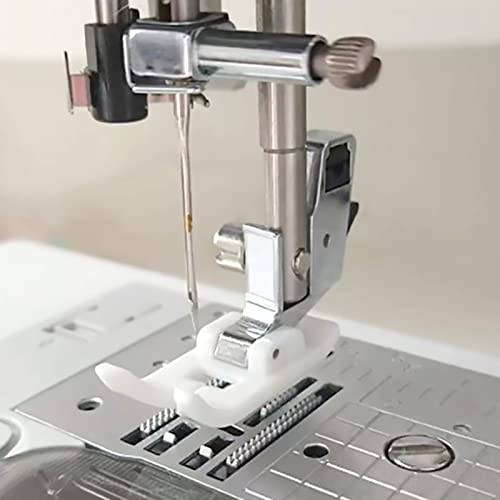 image for TISEKER Non-Stick Zigzag Teflon Presser Foot - Fits for All Low Shank 