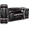Monster Energy Ultra Black, Sugar Free Energy Drink, 16 Ounce | Pack of 15