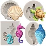 【Matériau plus sûr】 : moule en coquillage fabriqué en 100 % de qualité alimentaire, le moule à fondant en hippocampe est doux et fabriqué avec un design antiadhésif, se démoulent facilement après une torsion délicate. Les formes de coquillage se détachent si facilement, il est également facile à laver. Ces moules à chocolat tortue de mer peuvent être utilisés en toute sécurité dans les fours, micro-ondes et congélateurs. Moule à bonbons en forme de conque, résistant à la chaleur, plage de température : de -40 à 220 °C.