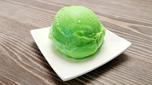 Foto von Waldmeister Eispaste Eis Aroma für Eis Desserts Getränke Pralinen Zum Verfeinern von Eis Tortencremes Getränke Kuchen Eiscreme Fruchtpaste Inhalt 250 g
