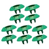 EasyByMall Rasen-Sprinkler-Kopfschutz, langlebige PVC-Sprinkler-Schilde für Rasenmäher-Schutz, zuschneidbare Bewässerungsabdeckungen für Garten, Hof, Gehweg, verhindern Schäden und Überwuchs
