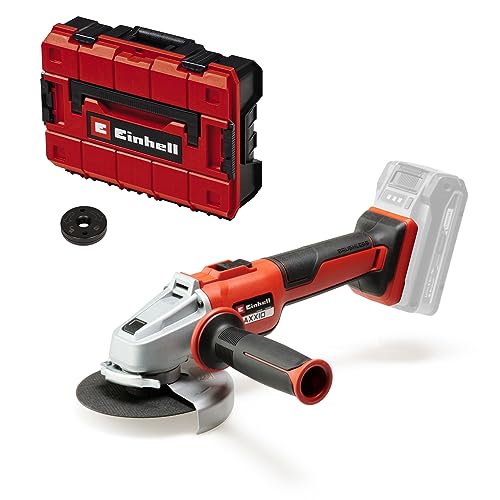 Einhell Professional Akku-Winkelschleifer AXXIO 18/125 Q Li-Solo Power X-Change (18 V, Ø 125 mm, 33 mm Schnitttiefe, Brushless, Quick-Fix-Nut, ohne Trennscheibe, ohne Akku, inkl. Koffer)