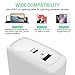 USB C Charger, YEMO Type-C Travel Wall Charger with Power Delivery Total 78W 2-Port, USB C 60W & QC 3.0 18W Power Adapter for MacBook Pro/Air iPad Pro & Mini, Pixel, iPhone 11/Pro/Max, Galaxy and More
