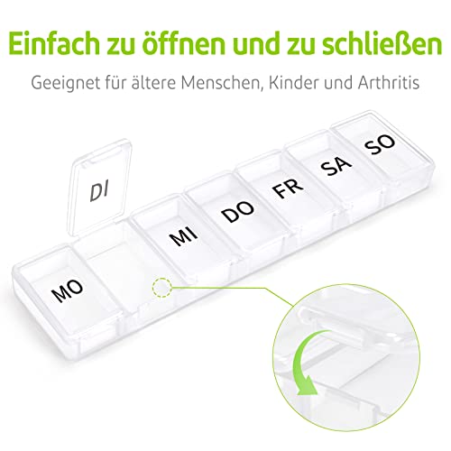 Opret 7 Tage Tablettenbox Medikamente Organizer Für Aufzubewahren