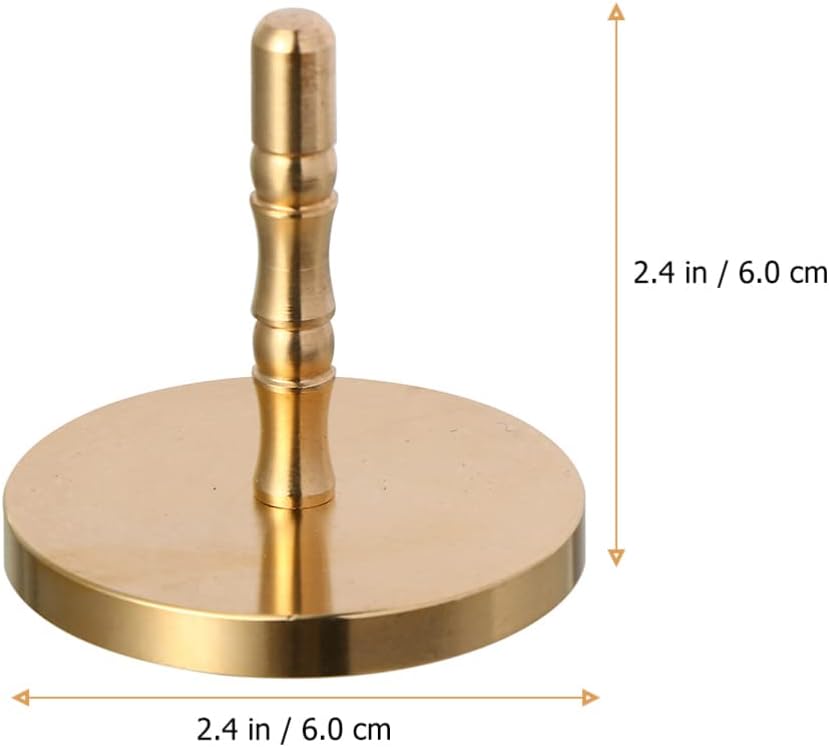 ARTIBETTER Copper Incense Ash Press Tool 2.36X2.36X1.96In Reusable Incense Mold for Home Fragrance and Desktop Decoration