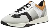Tipo de tacón: Plano Geox D SUZZIE B, Zapatillas Mujer, Marfil (Black/Off White C9876), 38 EU