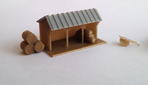 Outland Models Train Railway Layout Country Farm House Shed Cottage Set Z Scale - Thumbnail 4