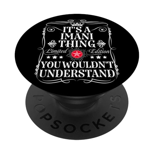 Nombre Imani es una cosa Imani que no entenderías PopSockets PopGrip Intercambiable
