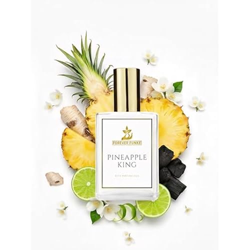 Pineapple King Luxury Perfume Oil-Our Impression Of Aventus- Smoky Pineapple & Birch Bark Scent - Long Lasting Concentrated Fragrance Oil - Travel Size Roll On (15ml/ 0.51 fl. oz)