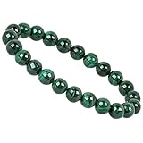 smaragd armband Power Energiearmband besetzt mit echten Edelsteinen Edelsteinperlen zur Steigerung des Selbstbewusstseins und der Widerstandskraft