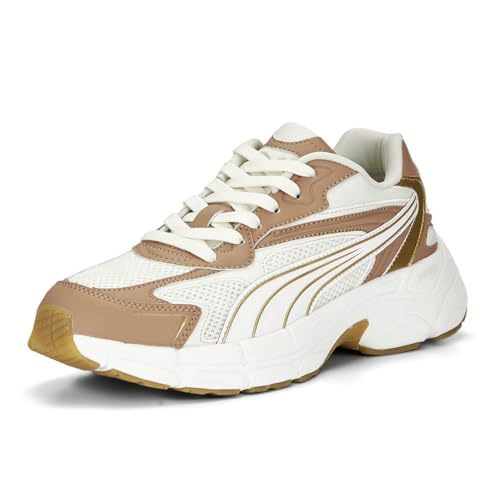 PUMA Womens Teveris Nitro Metallic Lace Up Sneakers Shoes Casual - White2