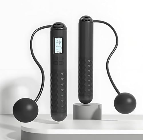 Skipping Rope With Counter, Skipping Rope Without Rope, Skipping Ropes For Adults, Wireless Skipping Rope With Counter, Gravity Ball Jump Rope, Gravity Ball Skipping, Weighted Jump Rope (1pc)