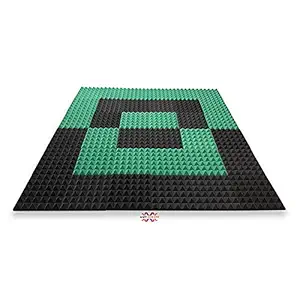 MMT Acoustix Pattern | Soundproofing Pyramid Acoustic Foam | 1x1 ft, 2 in | 36 pcs | 50 Density | High Sound Absorption | Covers 36 sqft | PGX-18