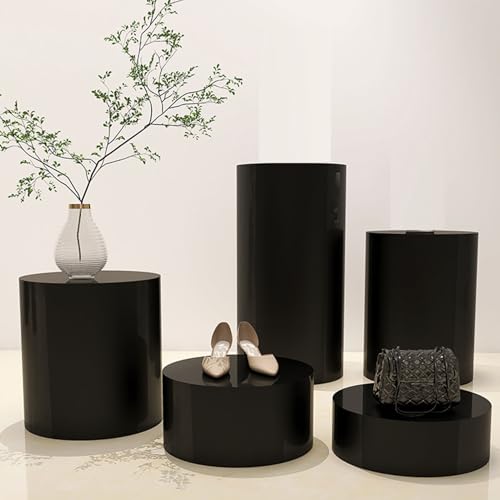 Présentoir Rond Portable sur Pied Stable sans Montage Requis - 6