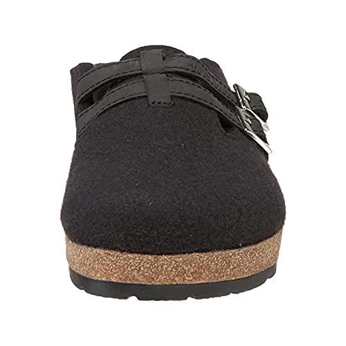 Haflinger Haley Clog - Black, 38 #TOP2