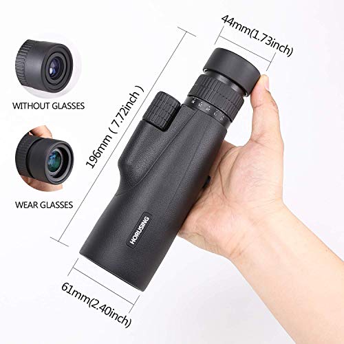 Horusing High Definition Zoom Monocular Telescope 10-30X50 With Fmc Lens For Traveling Bird Watching Camping Hunting Wildlife #TOP5