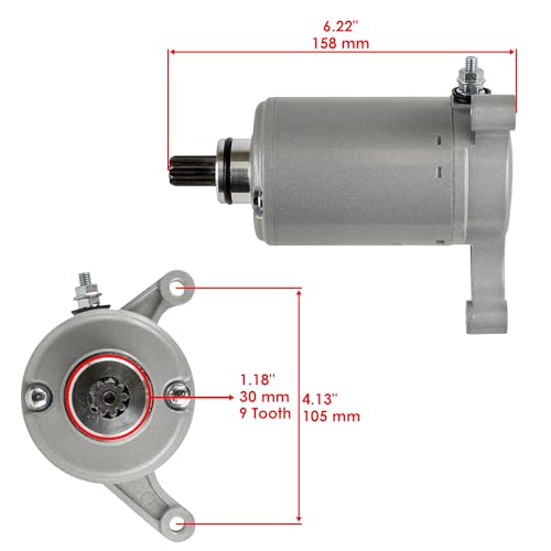 Caltric Starter Compatible con Yamaha 1Uy-81800-51-00 1Uy-81890-00-00 2Hr-81800-51-00 2Hr-81800-52-00 miniatura 2