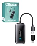 OTTOCAST Play2Video Ultra 2026, Adattatore CarPlay Wireless Android Auto, 3 in 1 per Viaggi in Famiglia, Bluetooth 5.4 + WiFi Dual Band, Per Auto con CarPlay Cablato OEM 2016+