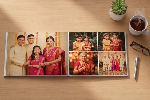 Image of Customized Photo Album (10x8 Inches | Landscape) - 24 Pages - Hard Cover Photobook - Gift for your loved ones