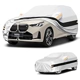 Holthly 10 Strati Telo Copriauto SUV per BMW X3 E83/F25/G01/G45/G48（2003-2026）,100% Copertura Auto Impermeabile,Telo Copri Auto per Esterno,Impermeabile,Protezione UV,Antivento,Antipolvere