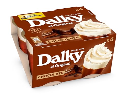 Nestle La Lechera Dalky Chocolate y Nata, 4 x 100g