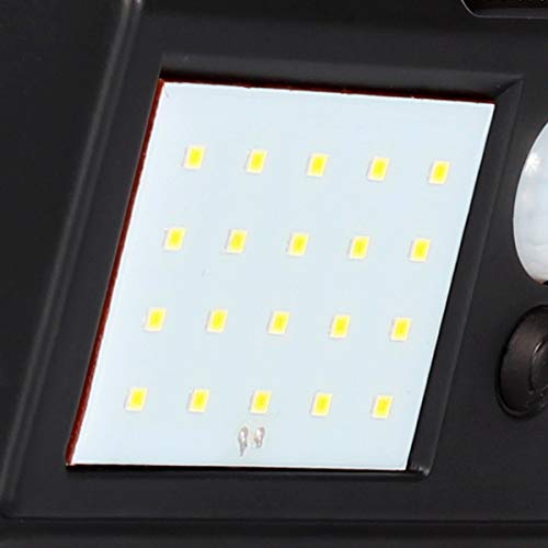 Luminária Solar Dupla 40 Leds Arandela de Parede com Sensor de Presença e Movimento Automático para