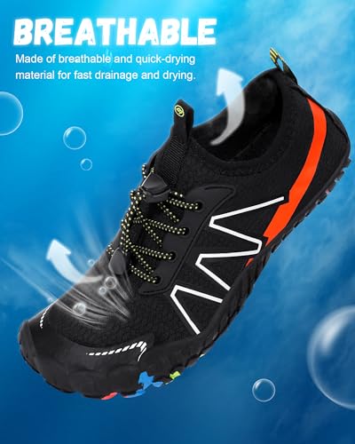 Image of Hike Barefoot Shoes Women Men,Wide Toe Water Shoes 2025 New Breathable Grounded Footwear Non-Slip Fashion Hiking Shoe for Walking Swim Pool Beach Outdoor Water Sports