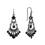 1928 Jewelry Crescent Chandelier Earrings, 2.12