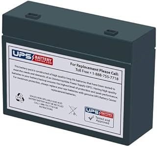 HC1221W 12V 5Ah SLA Replacement Battery with Recessed Terminals (Replaces PS1251FP, SP12-5.5RT, HC1221W and Many Others)