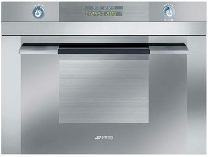 Smeg SC45MK - Microondas (1000 W, Acero inoxidable, Giratorio, 3400 W, 220  V, 60 Hz) : Amazon.es: Hogar y cocina