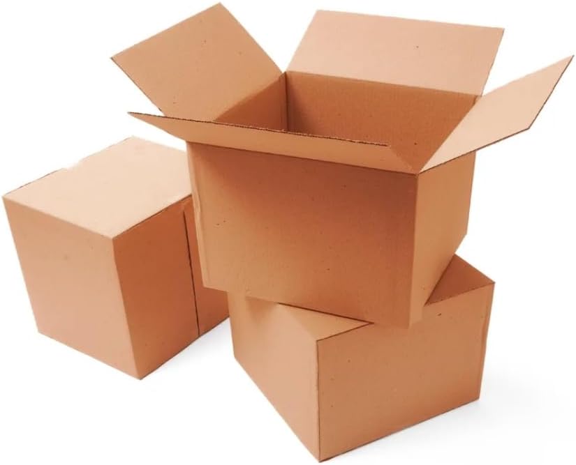 16x16x16 Corrugated Packing Boxes – Heavy Duty Cardboard Shipping Boxes for Moving, Mailing, Storage, Packaging Supplies (5)