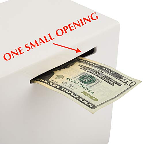 Piggy Bank For Adults - Must Break To Access Money | Ceramic Savings Bank To Help Budget And Save For Vacation Wedding Or Child's College Fund | Money Saver Box With One Small Opening | Birthday Gift #TOP1