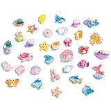 VEOIRXU 50 Piezas Mini Figuras de Animales de Resina Luminosas Minifiguras de Océano Animales Marinos en Miniatura Figuras Para Jardines Paisajísticos en Miniatura Bonsái Decoración DIY Acuarios