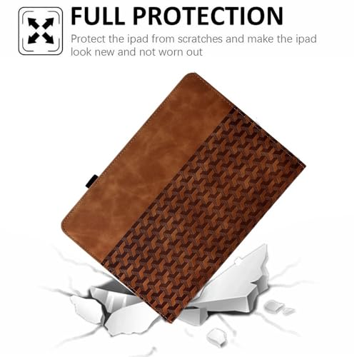 Housse iPad mini 7 A17 Pro 2024 rotative bleue avec smart cover intégrée