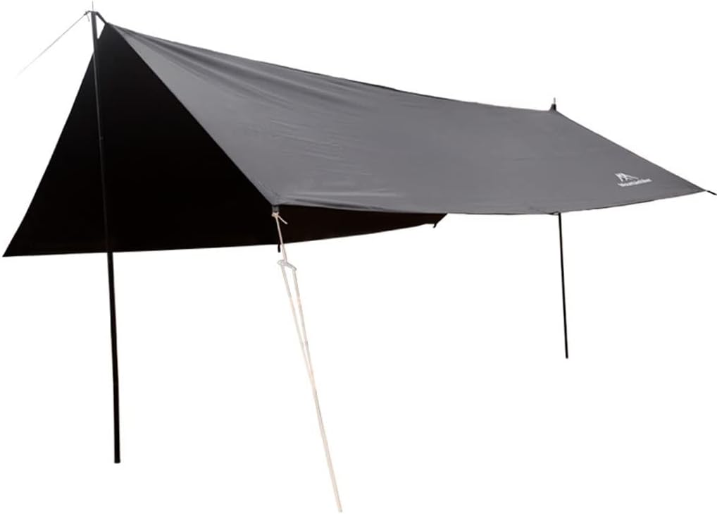 Tent Tarps Beach Awning Tarps Sun Shade Awning Canopy with Tarp Poles for Camping Picnic (Size : 300x400cm)