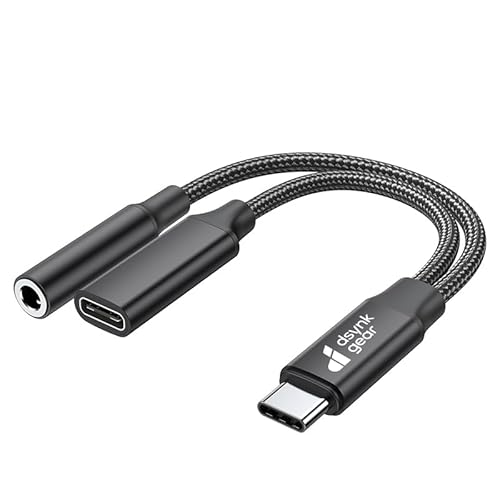 Dsynk-Gear-Type-C-to-35mm-Audio-Connector-with-PD-Fast-Charging-Cable-Gold-Plated-Converter-Adapter-Compatible-with-iPhone-1615-Series-Galaxy-SeriesPixel-987-Other-Type-C-Phones