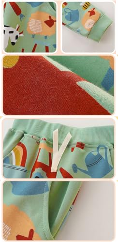 Pantalones de algodón para niños con diseño de chándal suave y elástico 190 7