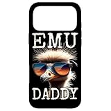 Emu Daddy エミュー ダディバード オーストリッチ ランナー お父さん 父の日 ビッグエミュ スマホケース iPhone 17 Pro Max 用