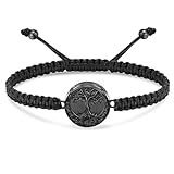 VCCWYQK Bracelet Arbre de Vie Urne pour Cendres pour Femmes Hommes Crémation Bijoux...