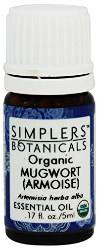 Living Flower Essences Simplers Botanicals Organic, Mugwort, 0.16 Fluid Ounce