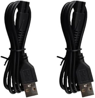 2 Pack Replacement Charger Cable for Electric Callus Remover for Feet, Adapter USB Cable Compatible with Elmchee Callus Remover