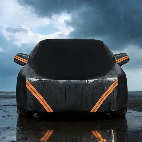 Housse Voiture Toutes Saisons pour Renault R5 Gordini 1976-1981 Protection Voiture,Housse Véhicule Universelle Imperméable Extérieur Tissu 190T Respirant...