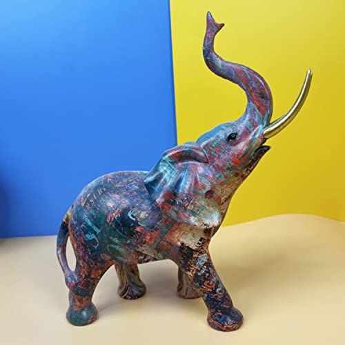 SANPON Elefante Statua Graffiti Decorazione