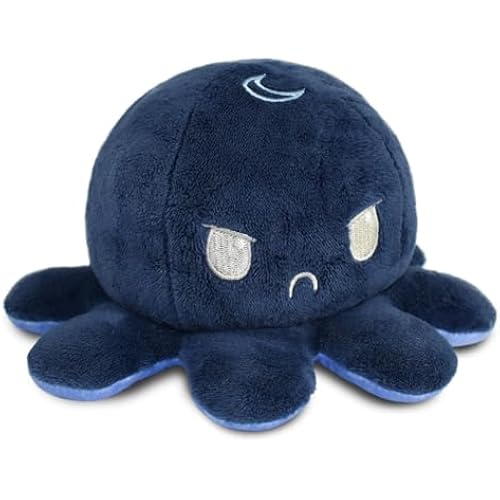 TeeTurtle Reversible Octopus Day & Night 4 Inch Flip Plush
