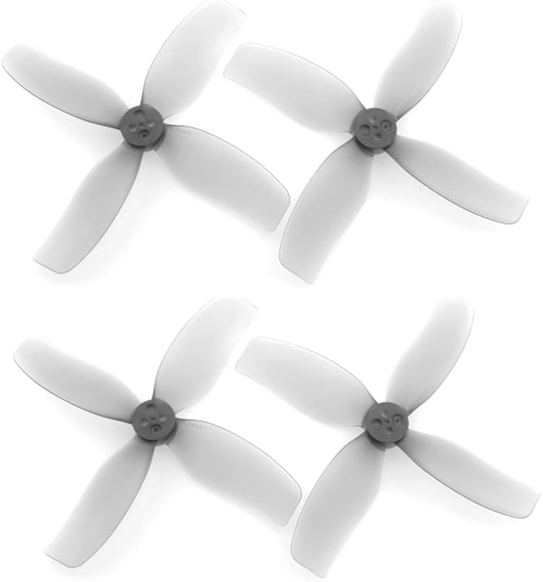 HQProp DT90 Cinewhoop 90mmX4 3-Blade T-Mount Propeller (Set of 4) - Polycarbonate - 5mm - Black