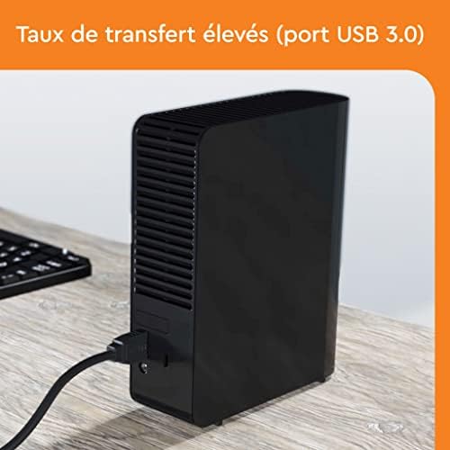 WD Elements Desktop Zewnętrzny Dysk Twardy 12 TB (Kompatybilny z USB 3.0 i USB 2.0, Wysoka Prędkość Transmisji, Odporny na Uderzenia, Wytrzymała Obudowa), Czarny