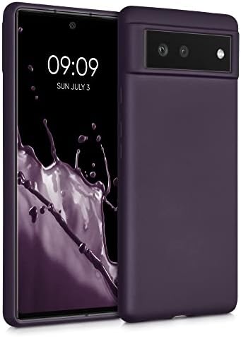 kwmobile TPU Case Compatible with Google Pixel 6 - Case Soft Slim Smooth Flexible Protective Phone Cover - Lavender